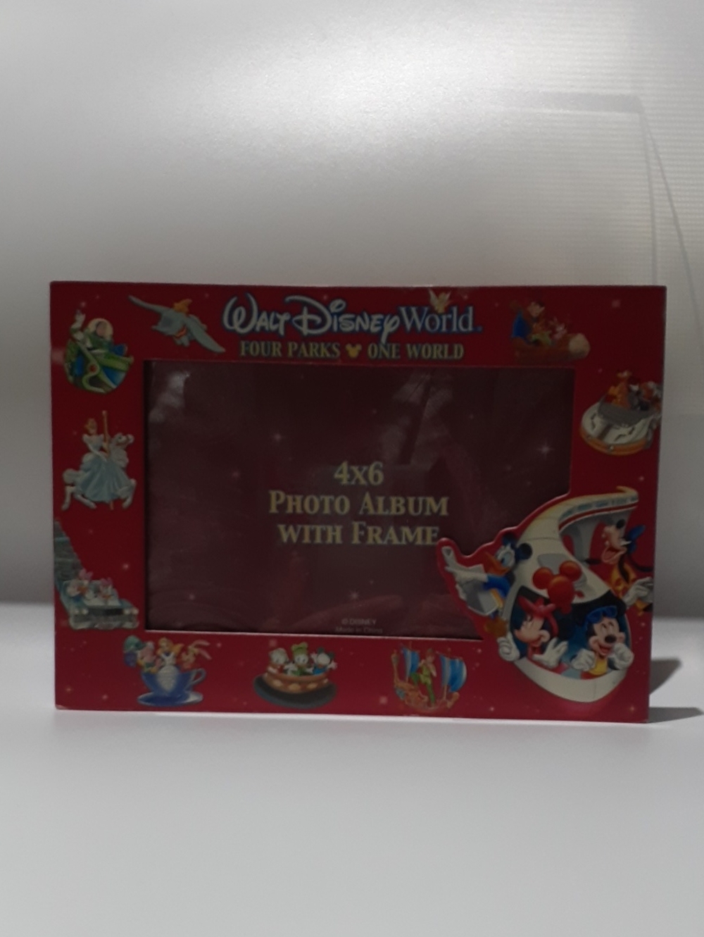 Walt Disney World 4x6 Photo Album With Frame Holds 101 Pictures